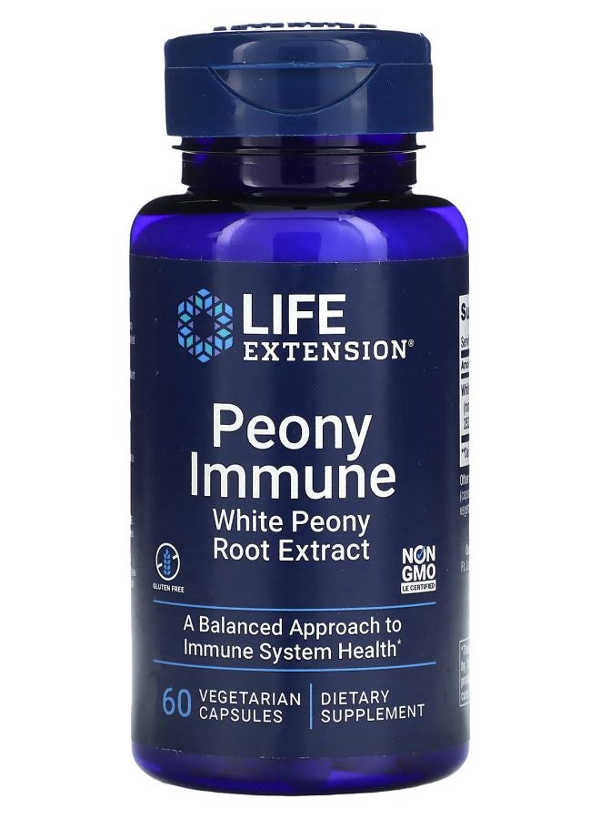 Peony Immune 60 Vegetarian Capsules