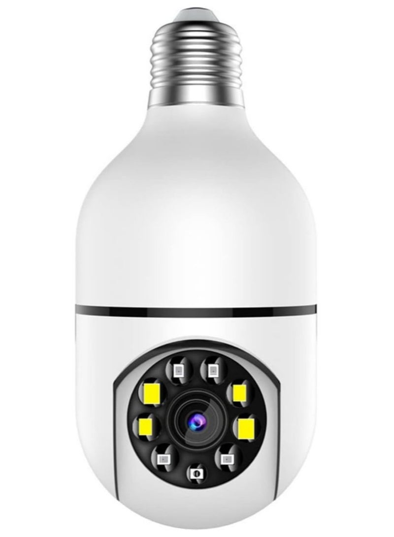 Generic Wireless Security Camera, 1080P WiFi Lampcamera 2 Way Talk 360 Degree Motion Detection Surveillance Camera with Night Vision  - Image 1
