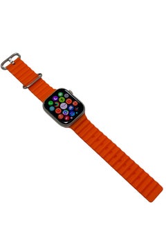 WISME smart watch with 7 straps, Elegant Design, full screen, music, alarm, Fitness Tracker, Bluetooth Calls, Wireless Charging, weather positionong, sport, Touch Screen compatible with IOS & android for men and women  - Image 1