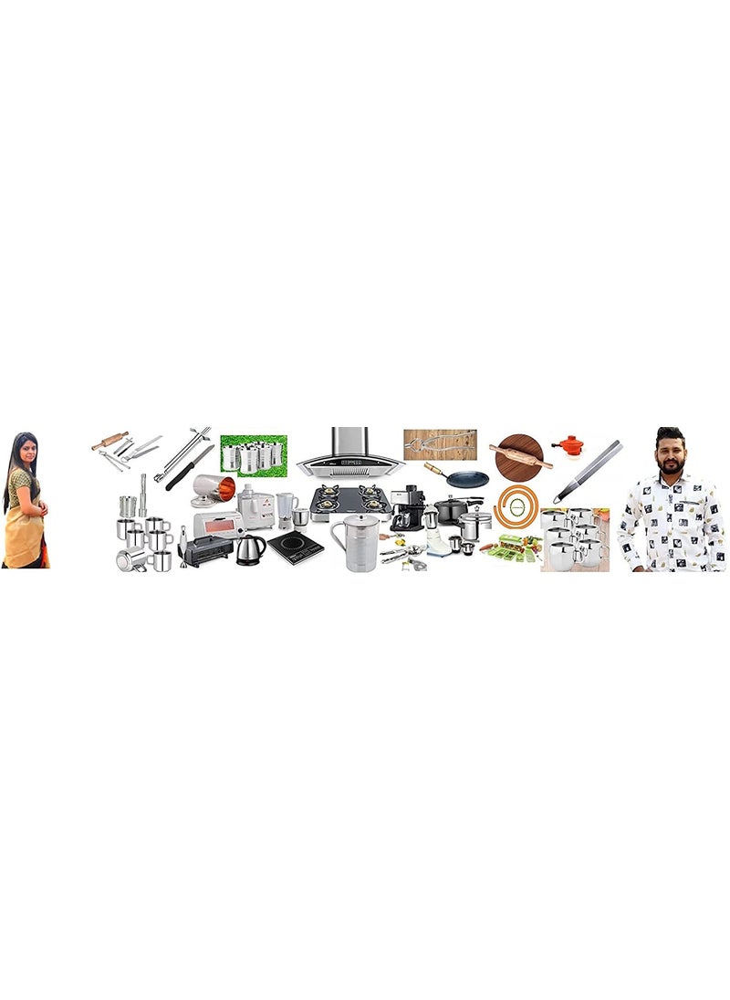 RJ kitchenware Store RJ kitchenware store gas stove 3 button and 2 gas clamp for gas pipe regulator push button for gas regulator gas pipe clamp gas stove button pack of 5  - Image 5