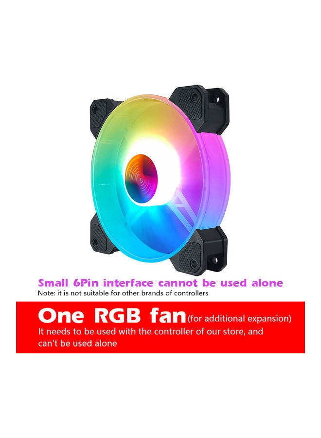 NIBEMINENT 1-Piece Computer Cooling Fan Multicolour - Image 3