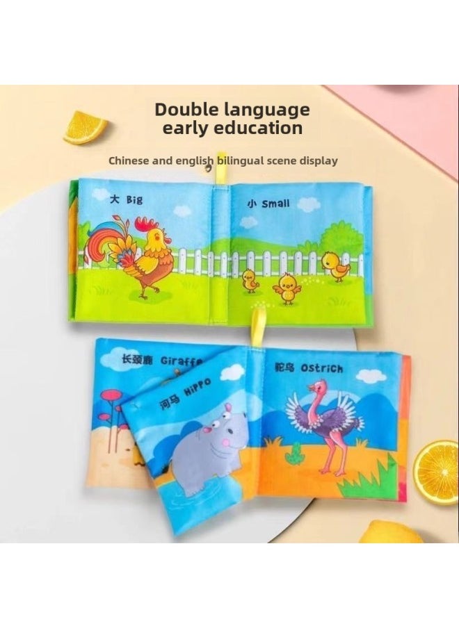 Generic - Baby Toys Tear Not To Rip Sound Educational Early Teaching Enlightenment Baby Bite Washable Baby Children Three-dimensional Cloth Book-Color: Land + Farm + Ocean - Image 1