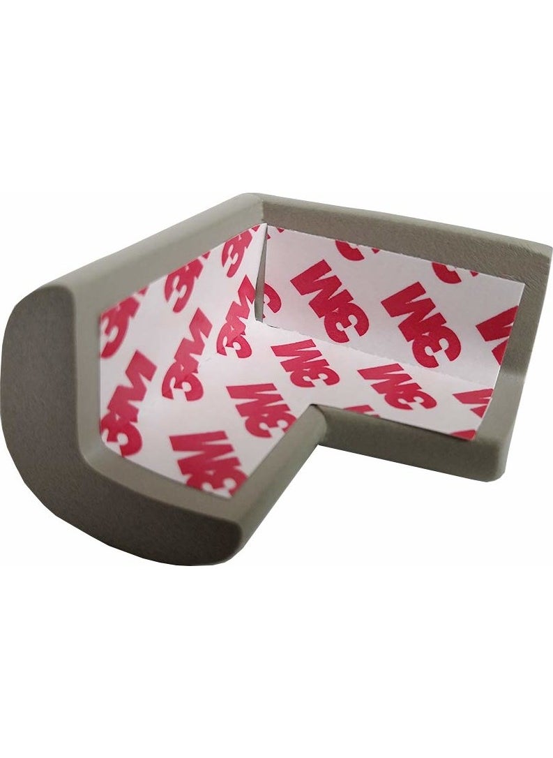 Agubugu Baby Jumbo Rubber Corner Protector Gray - 4 Pieces  - Image 3