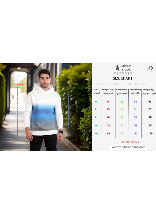 WHITE RABBIT - Midnight Gradient Hoodie - Image 1