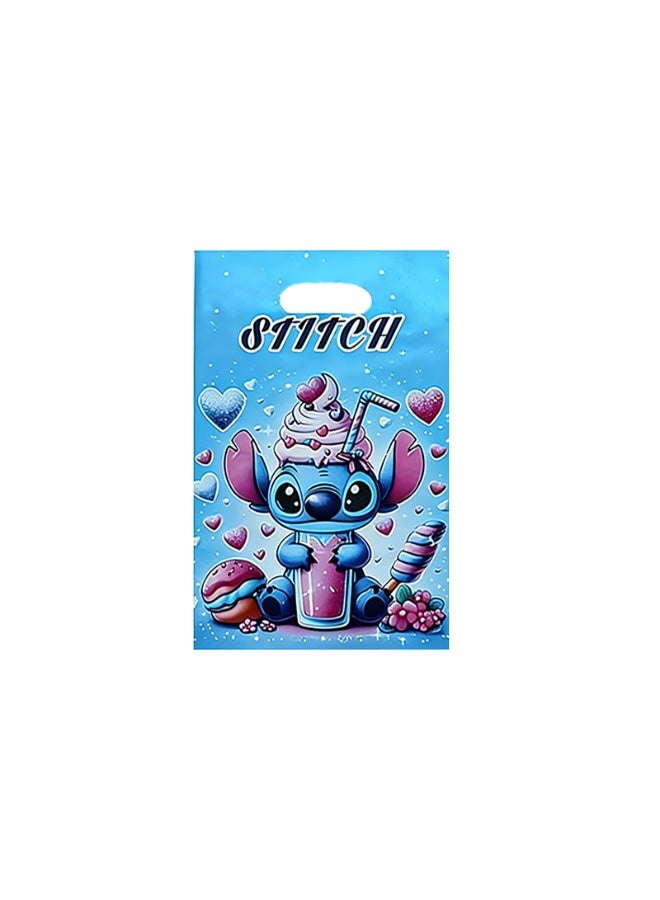 STITCH 20Pcs Stitch Party Favor Bags for Kids (4 Designs, 5 Each), Cute Stitch Gift Bags with Handles, Stitch Goodie Bags for Birthday Party Candy Treat Bags, Birthday Party Decoration Supplies - Image 2
