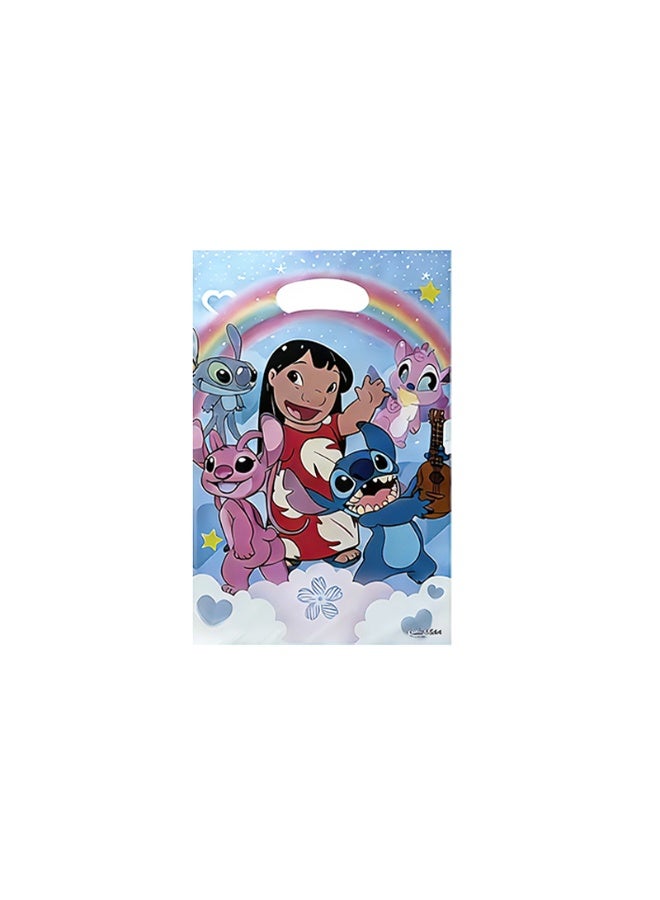 STITCH 20Pcs Stitch Party Favor Bags for Kids (4 Designs, 5 Each), Cute Stitch Gift Bags with Handles, Stitch Goodie Bags for Birthday Party Candy Treat Bags, Birthday Party Decoration Supplies - Image 3