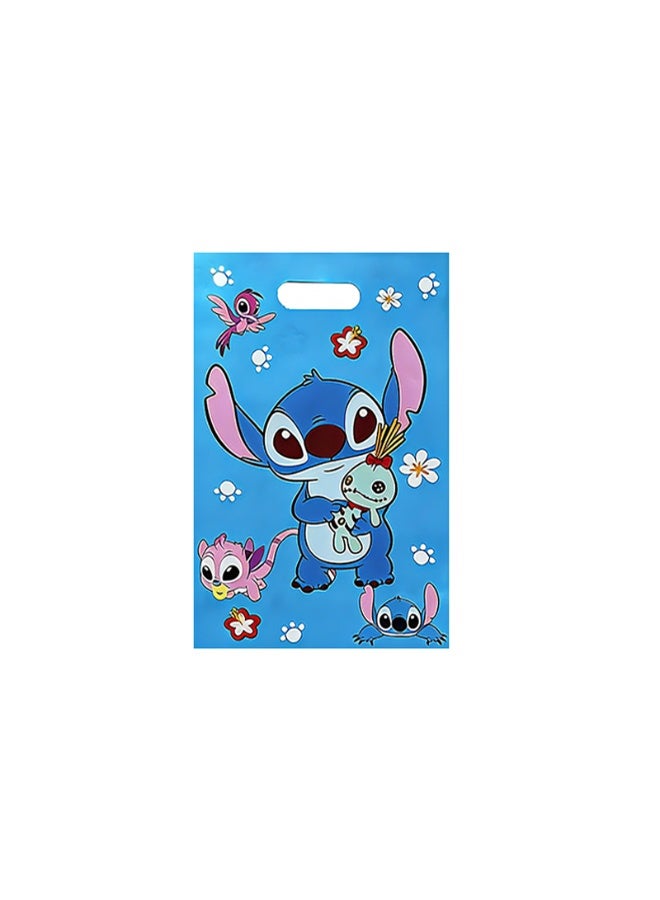 STITCH 20Pcs Stitch Party Favor Bags for Kids (4 Designs, 5 Each), Cute Stitch Gift Bags with Handles, Stitch Goodie Bags for Birthday Party Candy Treat Bags, Birthday Party Decoration Supplies - Image 5