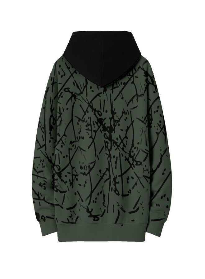 فولكس طقم ملابس أطفال من فولكس، يتضمن سترة بغطاء رأس وبنطال رياضي، مناسب للأولاد والبنات | ملابس شتوية رياضية | سترة بغطاء رأس مع بنطال رياضي | ملابس مريحة مصنوعة من مزيج القطن للأطفال (من 2 إلى 16 سنة) - Image 2