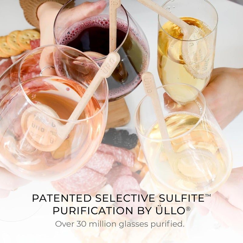 Ãœllo Ullo Uno Wine Purifying Wands.The Only Plant-Based Recyclable Wine Wand that Removes Sulfites and Histamines and Nothing Else. (4 Wands) - Image 4