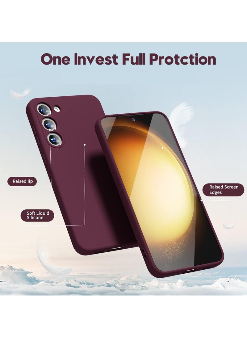 BORTONY Samsung Galaxy A15 Case Cover Flexible Soft Silicone Slim Fit Case for Galaxy A15 Anti Scratch with Inside Microfiber Lining Shockproof Protective Phone Case for Galaxy A15 4G/5G 6.5 inch - Image 3