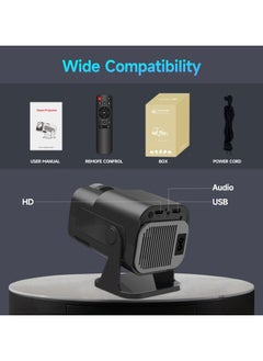 ABJ HY320 4K Android 11 Mini Projector Native 1080P 390ANSI Dual Wifi6 BT5.0 1920*1080P Cinema portable Projetor upgrated HY300  - Image 5