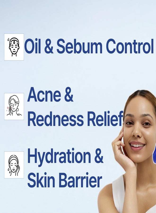 ISOI ACNI Dr. 1st Control Toner, Plant-Based Soothing Formula for Oily & Sensitive Skin, Total Sebum Care & Refreshing Hydration with Cooling Effect, Korean Skin Care (4.39 fl.oz/130ml) - Image 2