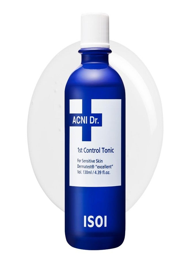 ISOI ACNI Dr. 1st Control Toner, Plant-Based Soothing Formula for Oily & Sensitive Skin, Total Sebum Care & Refreshing Hydration with Cooling Effect, Korean Skin Care (4.39 fl.oz/130ml) - Image 1