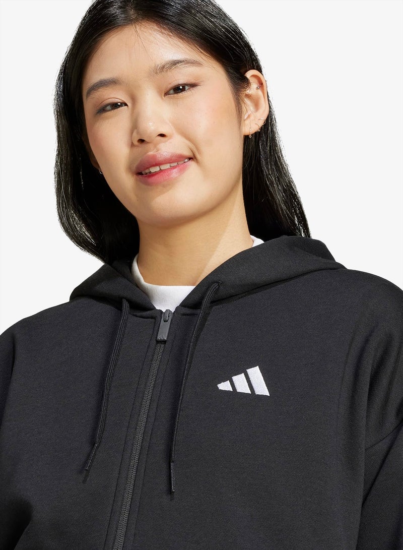 اديداس كنزة Essentials 3-Stripes Full-Zip Fleece - Image 4