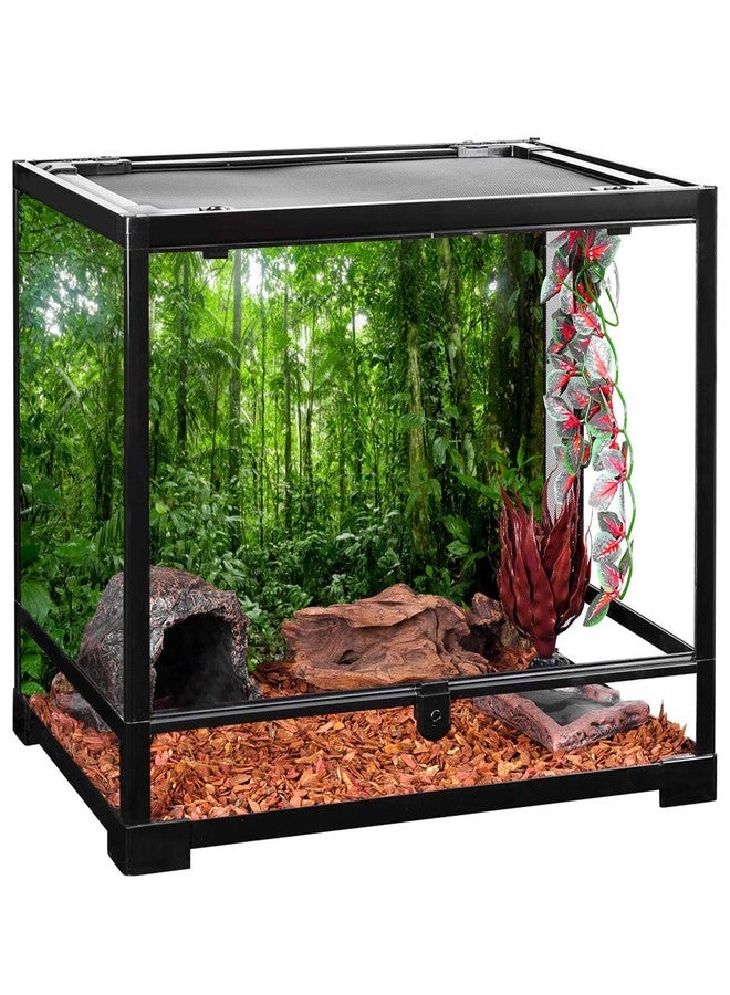 AWERT 48x24 inches Terrarium Background Tropical Aquarium Background Green Huge Tree Rainforest Reptile Habitat Background Durable Polyester Background - Image 4