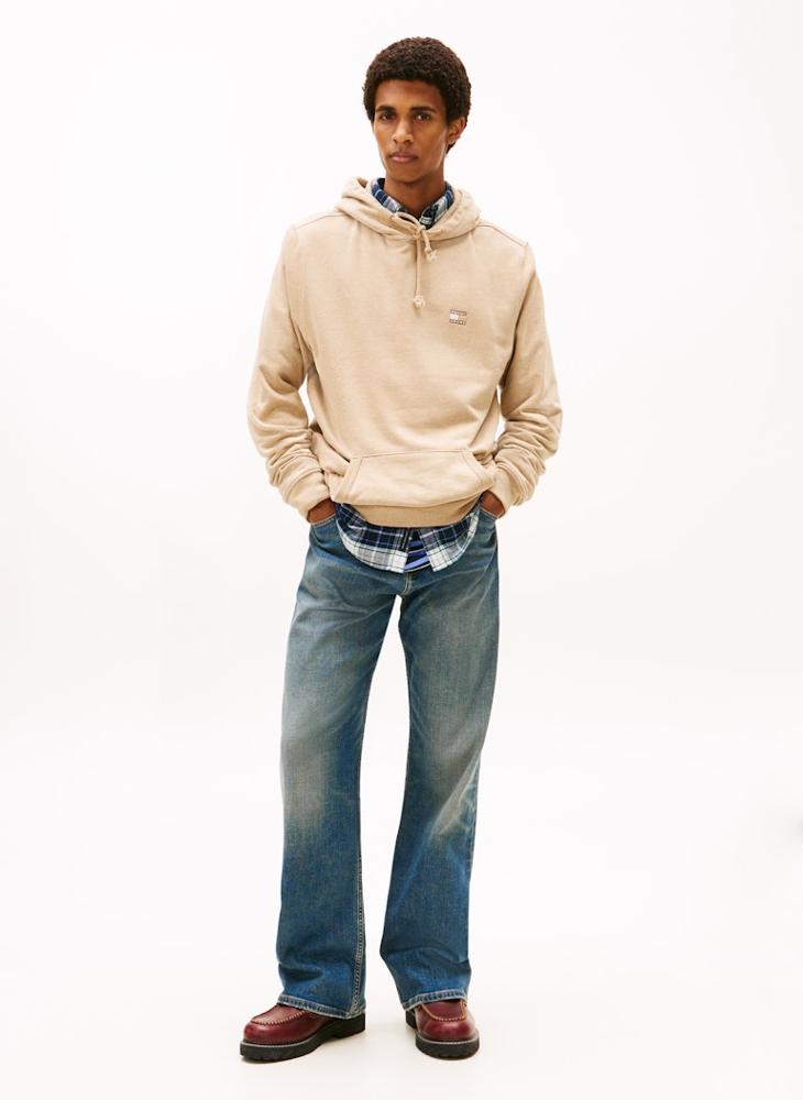 TOMMY JEANS Tonal Tommy Badge Terry Hoody - Image 4
