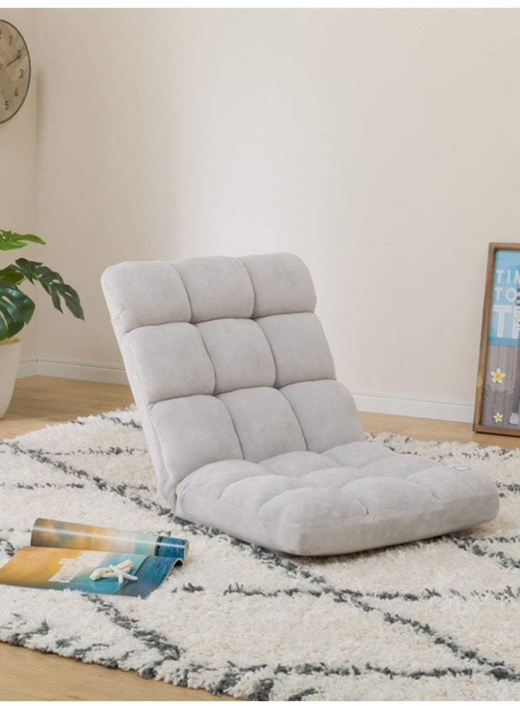 Adjustable Folding Floor Chair Padded,Lazy Sofa,Couch Lounge Cushion Backrest,Ground chair,Memory Foam Topper with 5 Position Adjustable and Neck Pillow - Image 4