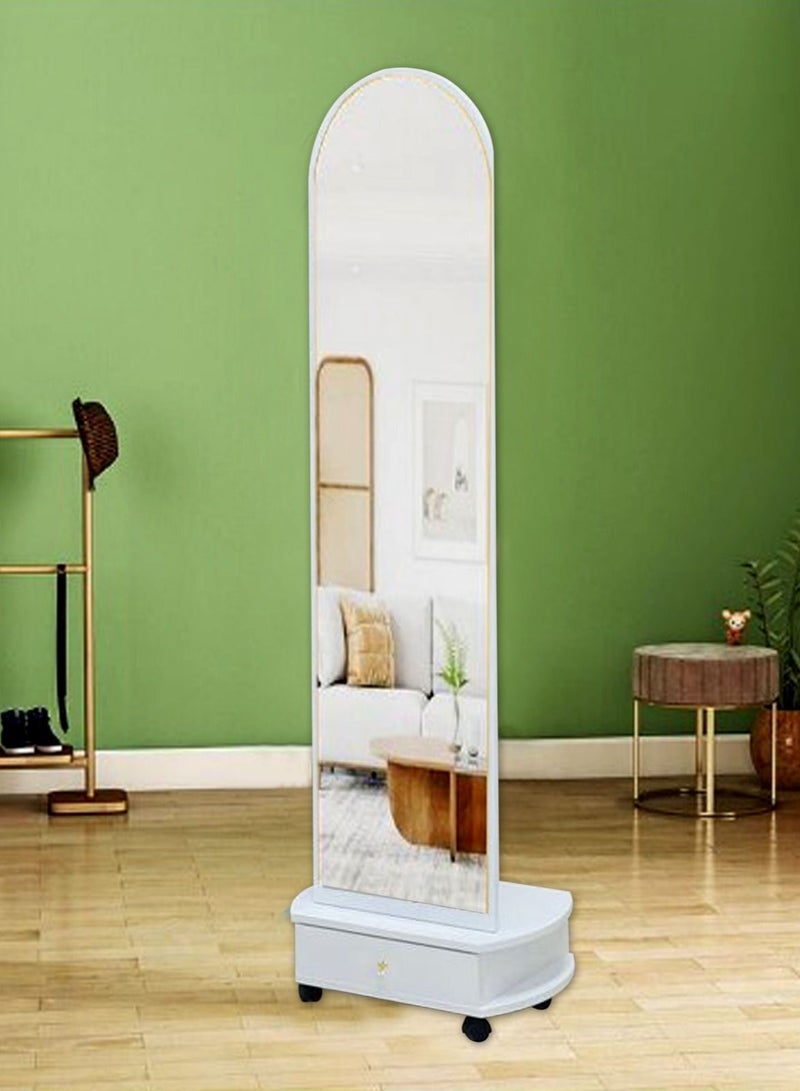 Living Floor Full Length Mirror with Holder 170*40*45cm - Image 4