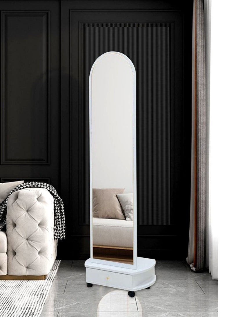 Living Floor Full Length Mirror with Holder 170*40*45cm - Image 3