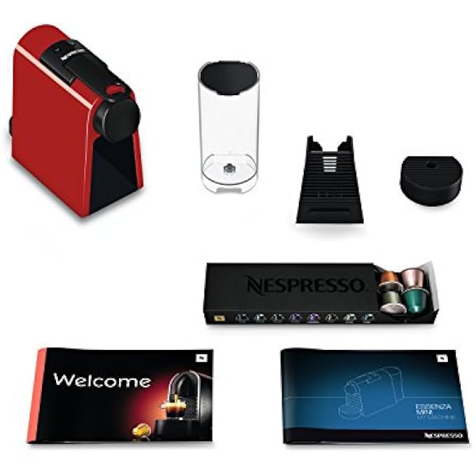 Dualit Nespresso Essenza Mini Coffee Machine Ruby Red Finish By Magimix - Image 5