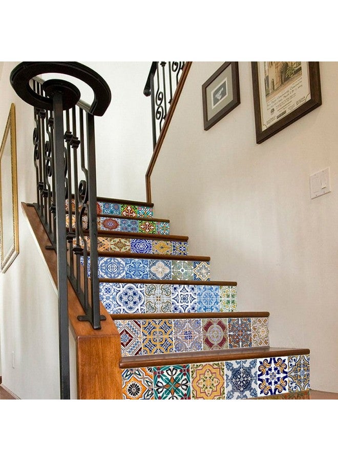 TUOKING 6 Strips Stair Risers Stickers Peel and Stick Stair Decals Removable Self-Adhesive Vinyl Staircase Stickers, 39.37" L x 7.08" W for 6 Steps - Image 5