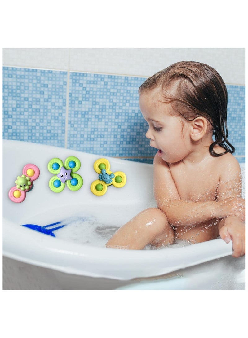 REZZOSS NEW REZZOSS Suction Cup, Baby Spinning Suction Toys - Spinning Toys for Kids Sensory Toys Early Education Toys Bath Toy  - Image 4