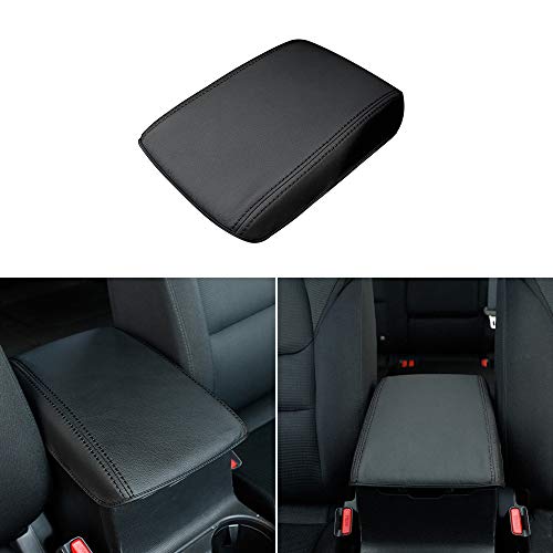 INTGET for 2025 Mazda CX5/CX-5 Accessories Center Console Cover for Mazda CX5 2025 2024 2023 2022 2021 2018 2019 2020 Leather Car Armrest Arm Rest Box Lid Dog Seat Protector(Black) - Image 5
