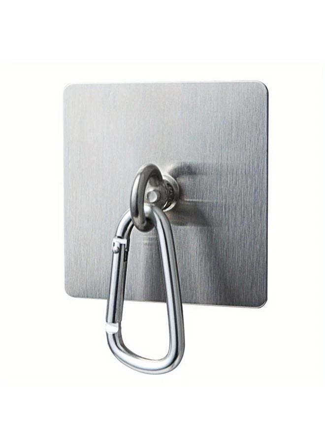 2pcs Stainless Steel Rope Hook Multi Purpose Indoor Outdoor Coat Utility Hooks - Image 5