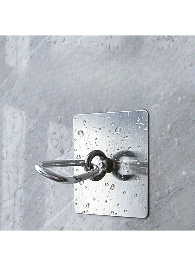 2pcs Stainless Steel Rope Hook Multi Purpose Indoor Outdoor Coat Utility Hooks - Image 2