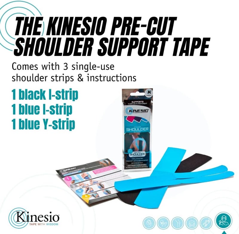 Kinesio شريط - دعم الكتف مسبق القطع - شرائط شريط رياضي محسّنة - Image 2