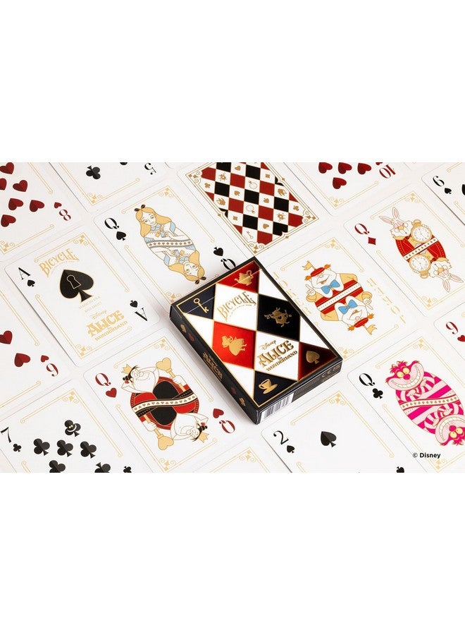 Bicycle Disney Alice in Wonderland Inspired Playing Cards, 1 Deck - Image 2