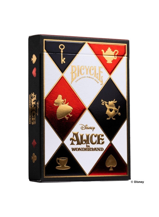 Bicycle Disney Alice in Wonderland Inspired Playing Cards, 1 Deck - Image 1