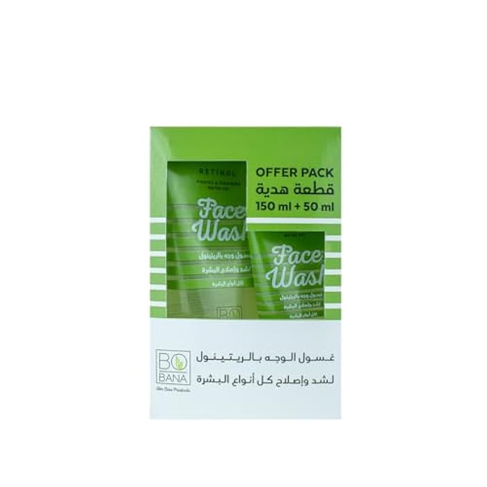 Bobana Face Wash Retinol 150 ml + Face Wash Retinol 50 ml Free