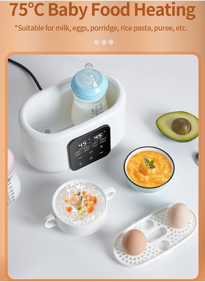Baby Double Bottle Warmer, 6-in-1 Multifunction Breast Milk Warmer, Fast Baby Food Heater and Defrost Warmer, LCD Display Accurate Temperature Adjustment, 48H Keep Warm - pzsku/Z678EE355C41781AB6A2DZ/45/_/1729325688/0c95549d-a76b-4b7f-9920-2e762648e4a7