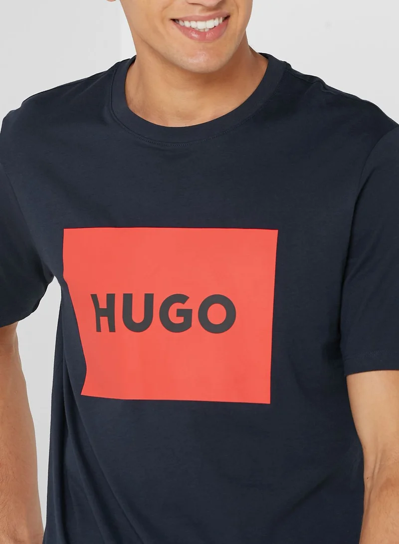 HUGO Logo Crew Neck T-Shirt