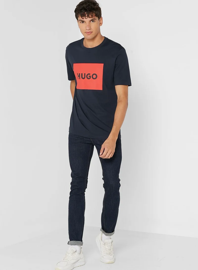 HUGO Logo Crew Neck T-Shirt