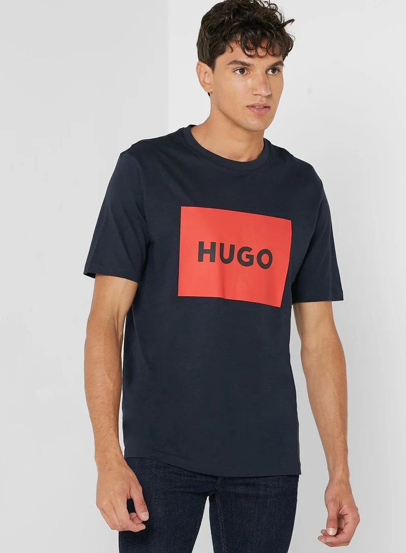 HUGO Logo Crew Neck T-Shirt