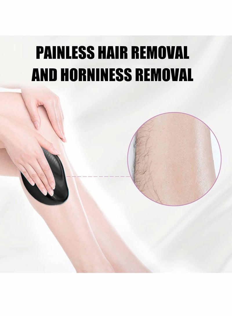 KASTWAVE Hair Removal Eraser, Painless Crystal Hair Remover Tools Magic Crystal Hair Eraser, Soft Smooth Skin Fast  Easy Crystal Hair Removal for Men and Women - Image 2
