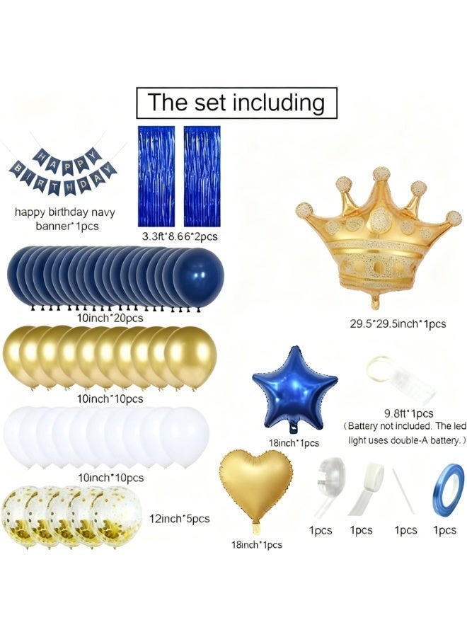 مجموعة ديكورات عيد ميلاد أنيقة - طقم كامل مع لافتة "عيد ميلاد سعيد" لحفلات لا تُنسى - Image 2