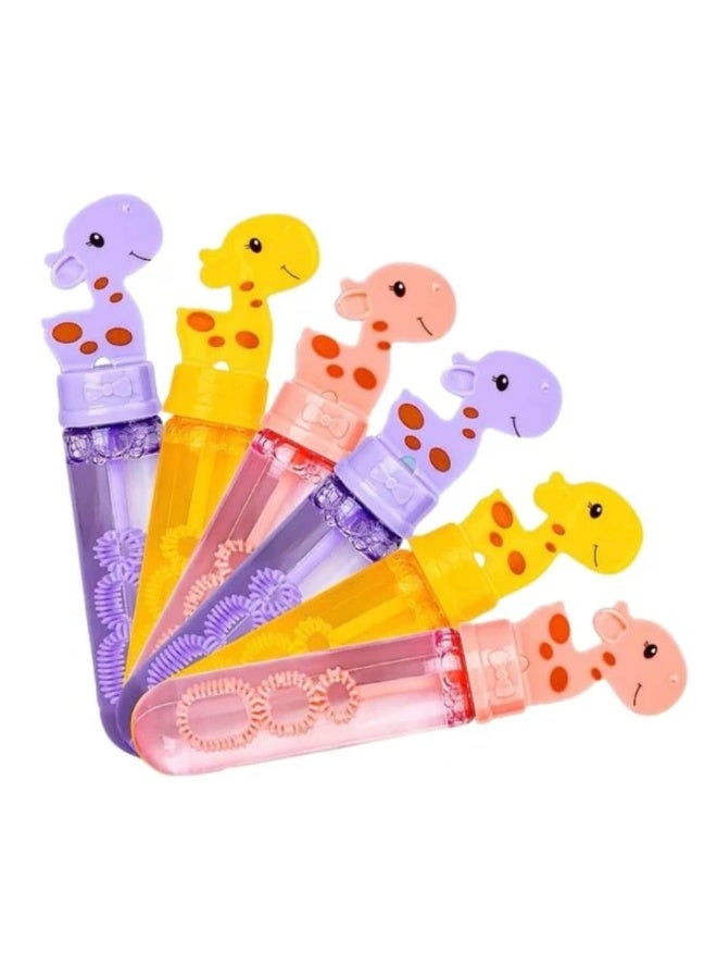 DAT Giraffe Bubble Wands Set for Kids – 3-Pack Colorful Bubble Toys, 14cm Height – Fun Outdoor Party Favor for Toddlers & Children – Safe Non-Toxic Soap Solution – Assorted Colors - Image 3