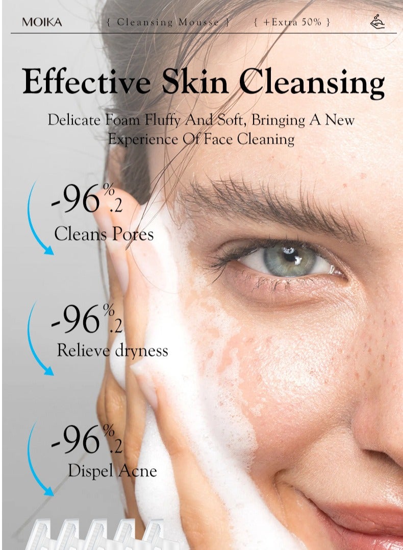 MOIKA Deep Cleansing Vitamin C Cleansing Mousse 150ml - Image 4