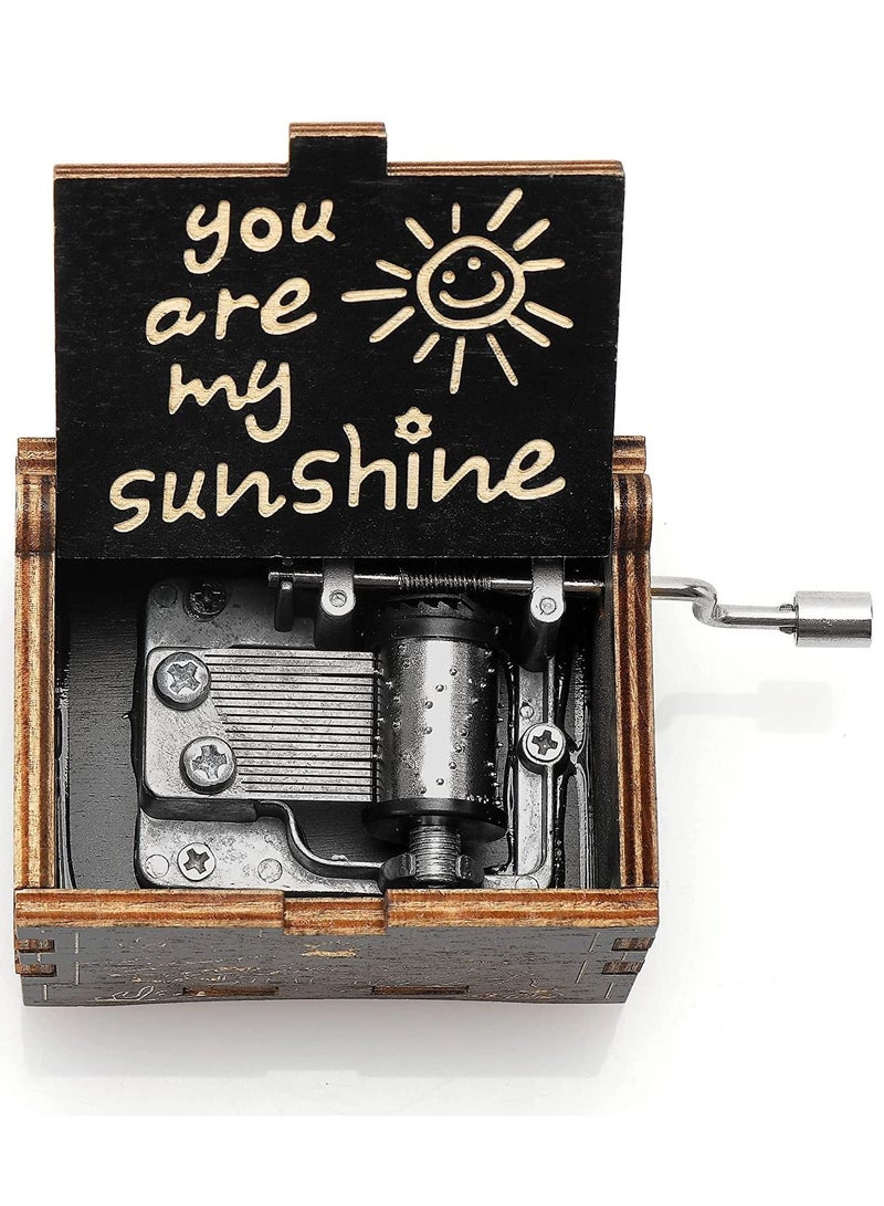 You Are My Sunshine Music Box Love Gift for Him Her Quotes Gifts Mum Daughter to Wife Husband Father or Grandparent Present  - Image 3