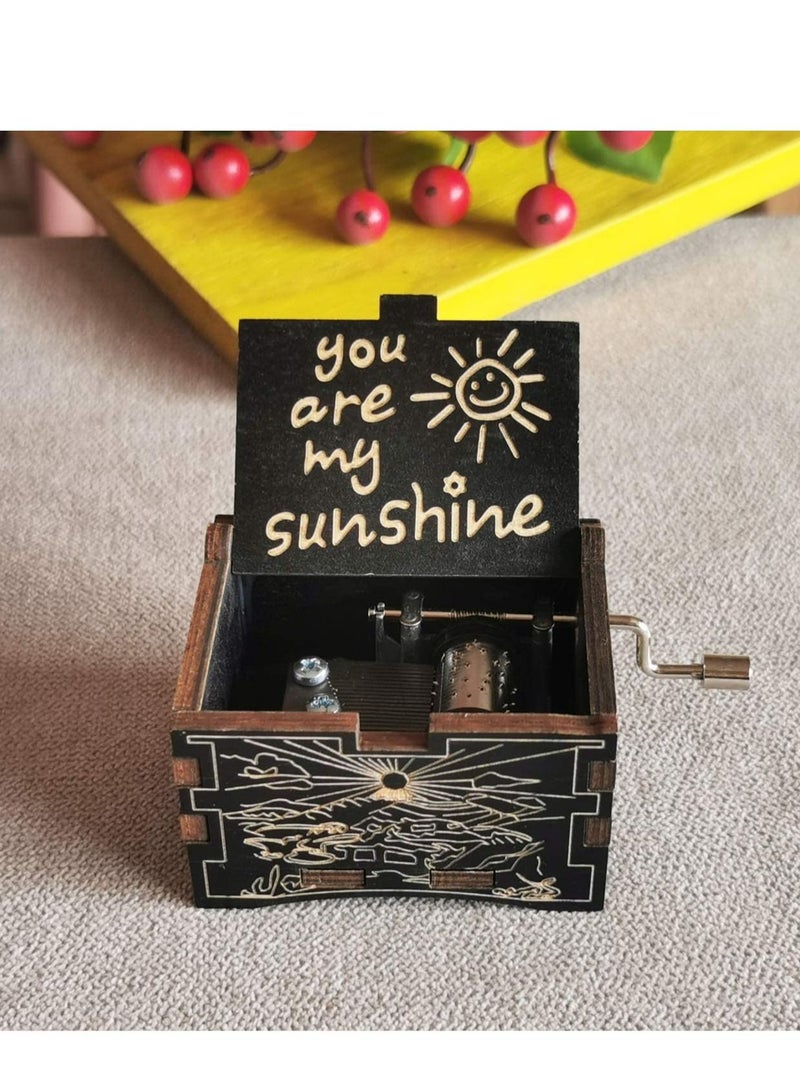 You Are My Sunshine Music Box Love Gift for Him Her Quotes Gifts Mum Daughter to Wife Husband Father or Grandparent Present  - Image 2