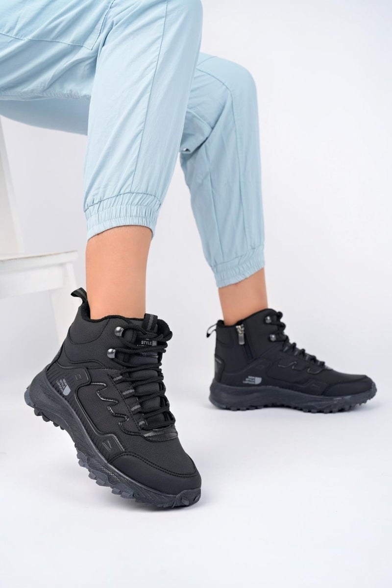 muggo Iceland Unisex Guaranteed Trekking Outdoor Lace Up Side Zipper Winter Boots  - Image 2