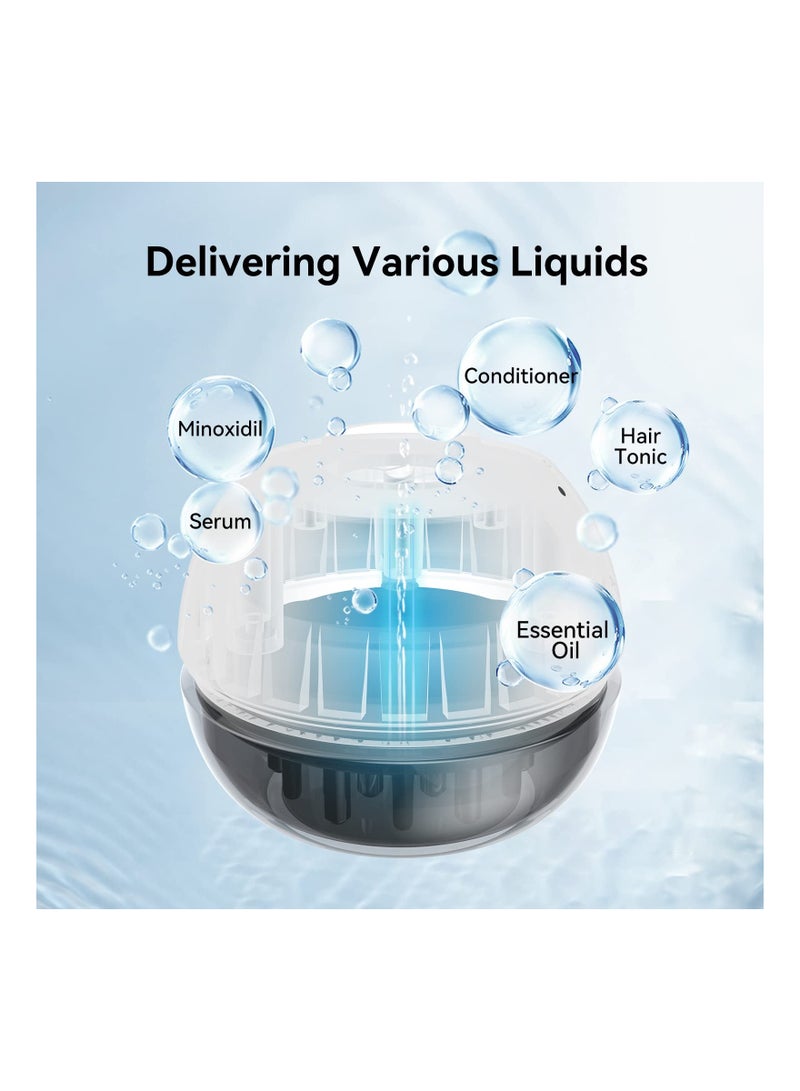 SOLARAE Hair Oil Applicator Hair Applicator Comb Root Comb Applicator Bottle Scalp Massager for Hair Growth Root Comb Applicator Scalp Brush - Image 3