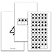Didax Educational Resources 150 TenFrame 150 Cards White Black 081 H x 60 L x 45 W 211480 - Image 3