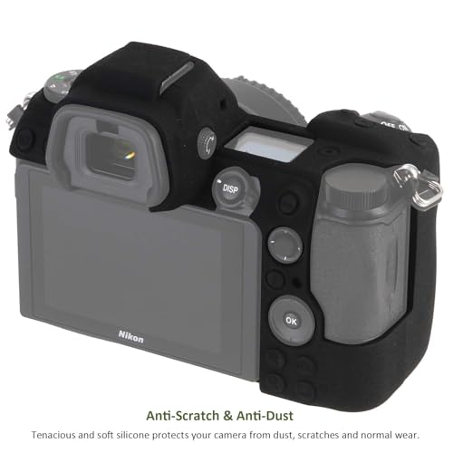 Easy Hood Camera Case Compatible with Nikon Z6 Z7 Z6 II Z7 II Digital Camera, Anti-Scratch Soft Silicone Rubber Housing Case Shell Protective Camera Cover Skin Protector (Black) - Image 4