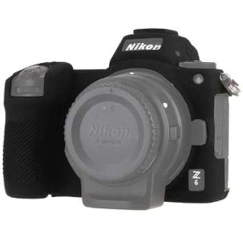 Easy Hood Camera Case Compatible with Nikon Z6 Z7 Z6 II Z7 II Digital Camera, Anti-Scratch Soft Silicone Rubber Housing Case Shell Protective Camera Cover Skin Protector (Black) - Image 1
