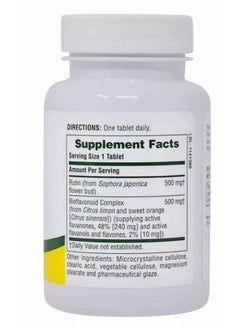 Nature's Plus Naturesplus Biorutin (Sophora Japonica) 1000 Mg 60 Vegetarian Tablets Hypoallergenic Glutenfree 60 Servings  - Image 3