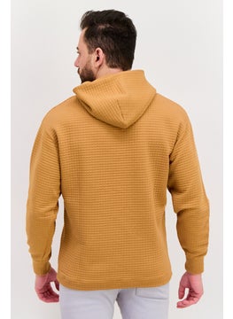 PUMA Men Relaxed Fit Long Sleeves Outdoor Hoodie, Tan  - Image 3
